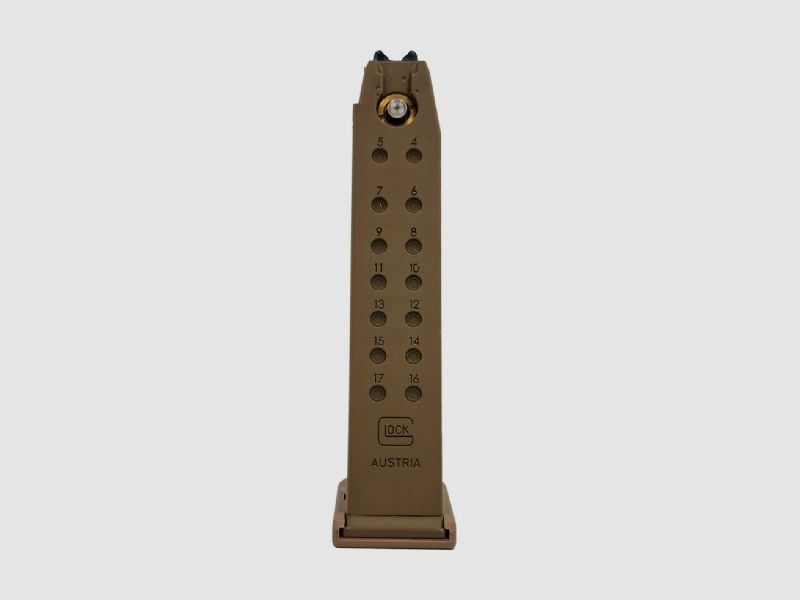 GLOCK GAZ GEN5 TAN 6MM 24BBs Magazin, Bild 2 von 2