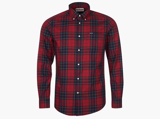 Barbour Wetheram Tailored Shirt red marl