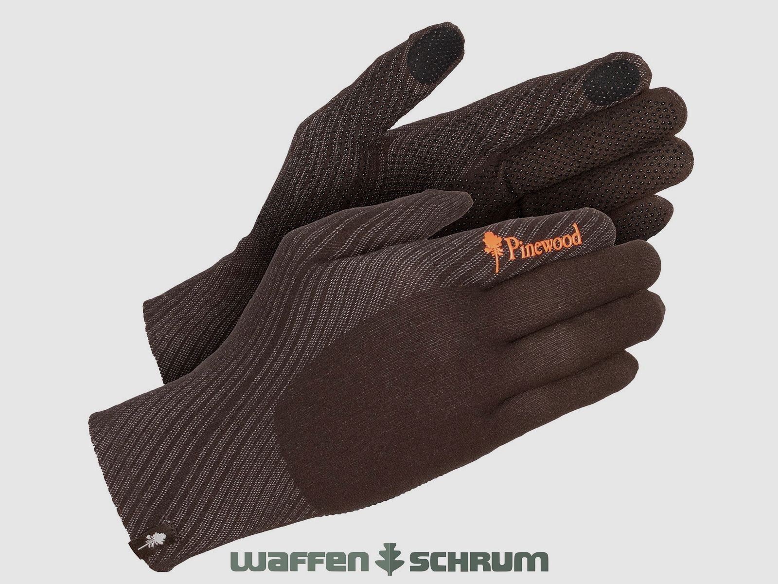 Pinewood Handschuhe Hunters Liner Mossgreen/Dark Brown