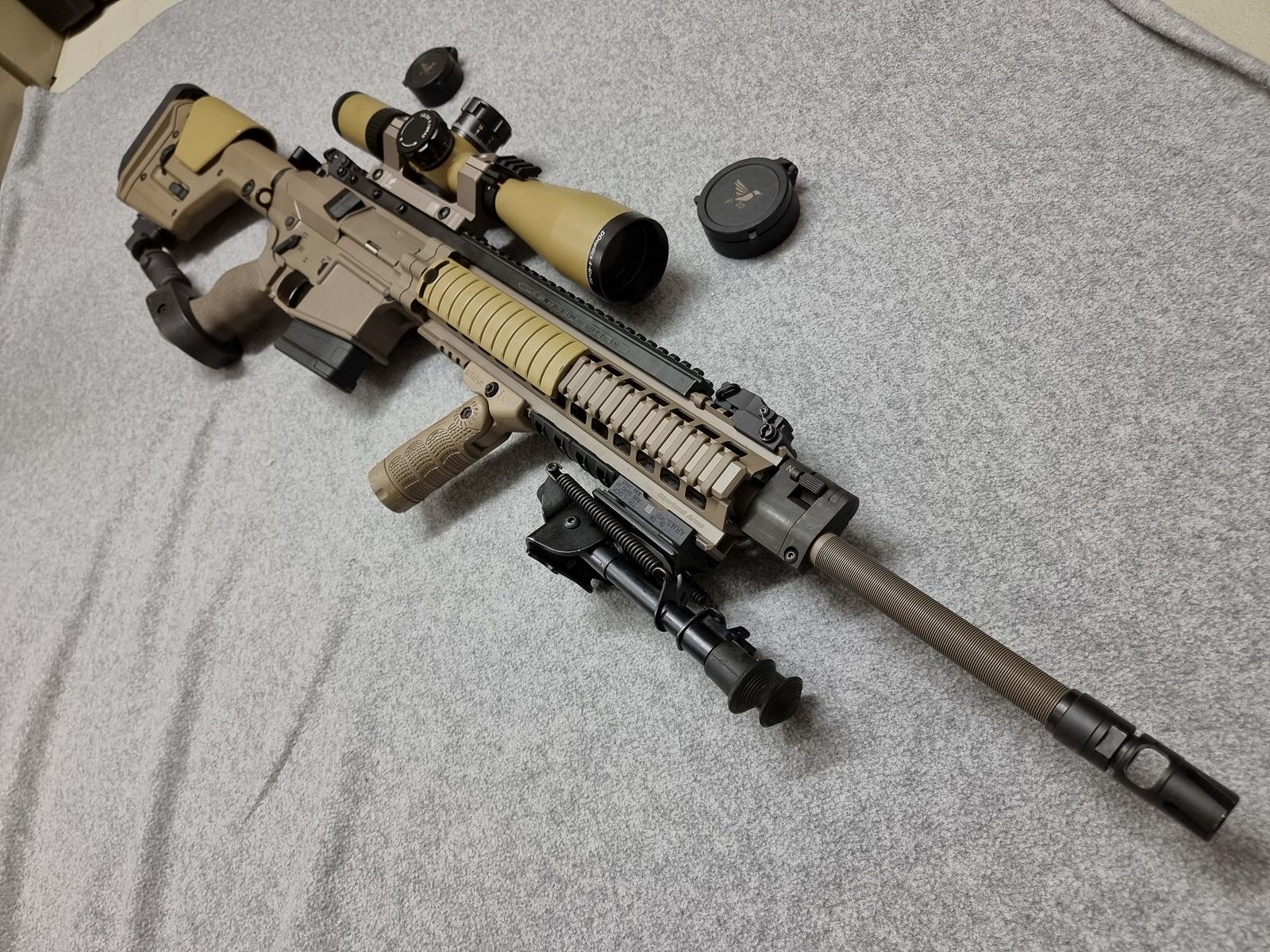 Oberland Arms DMR-E - Kal .308 Win - AR10 OA10 mit einstellbaren Gasblock, Geissele Abzug - Behördenmodell