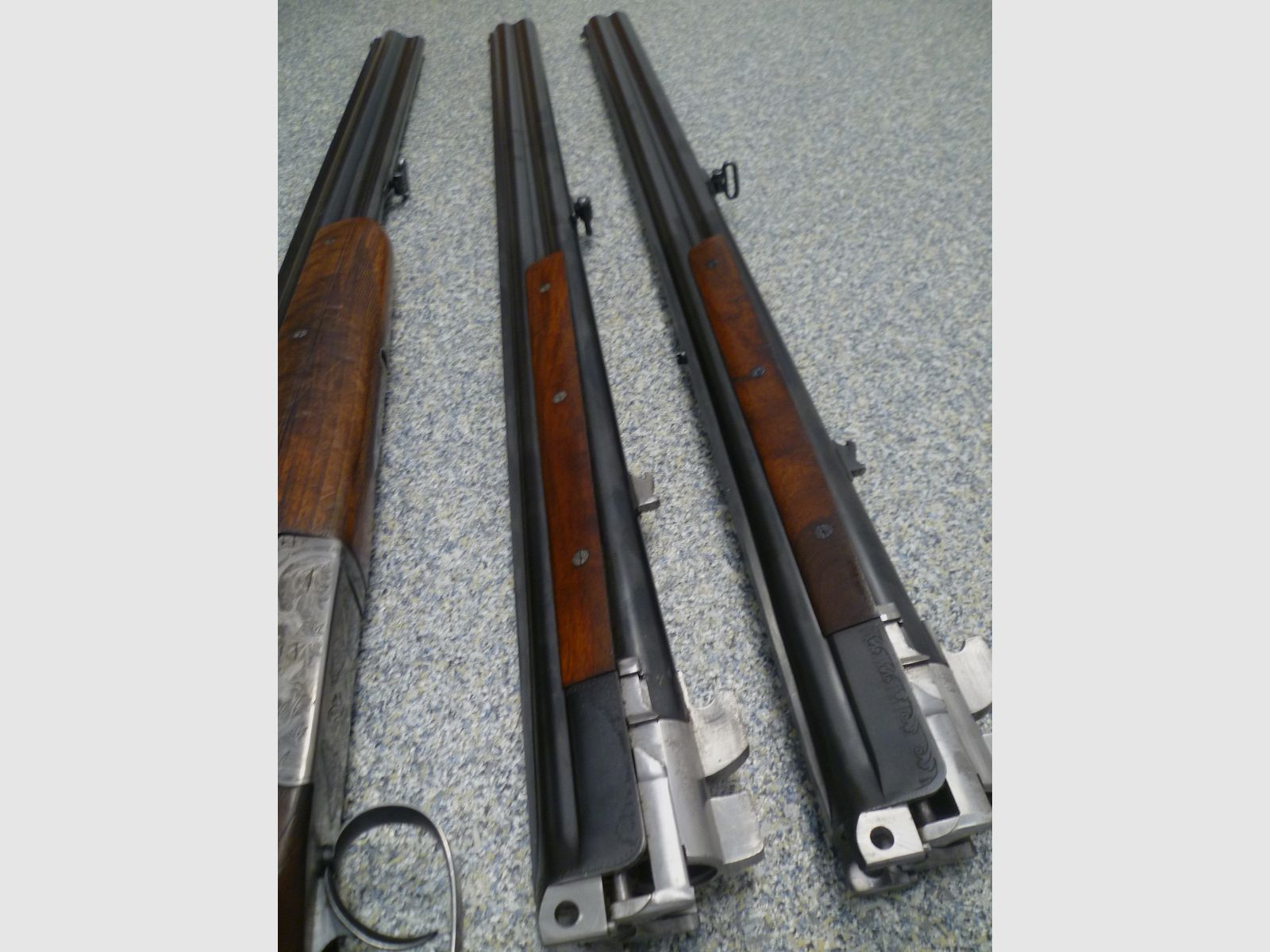 Bockbüchsflinte mit 2 BDF-Austauschläufen Merkel/Bühag/Adamy 8x57IRS & 12/70 sowie 12/70