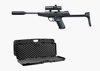 Te koop: Diana LP8 Magnum Tactical Set - 4,5 mm Diabolo + Red Dot + koffer, als NIEUW
