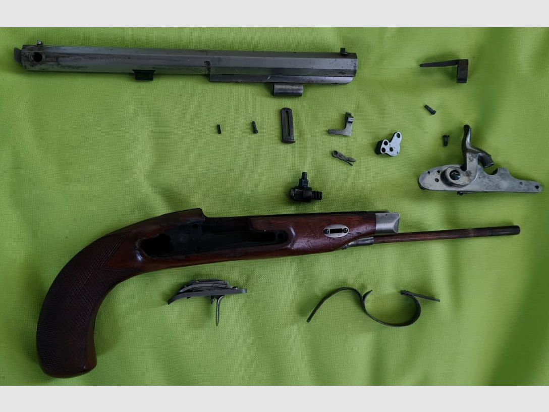 Zestaw części Pedersoli pistolet kapiszonowy z lufą kal. 45