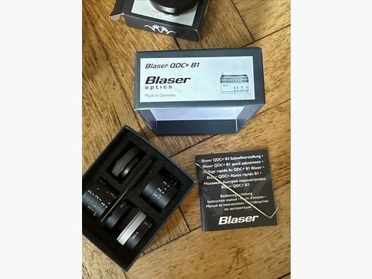 Blaser Zielfernrohr B1 2,8–20 × 50 iC mit Blaser ODC+ & Objektiv‑Cover +Schiene
