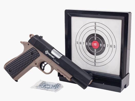 PISTOLA BB MUELLE CROSMAN 1911 KIT 4,5MM 4.5