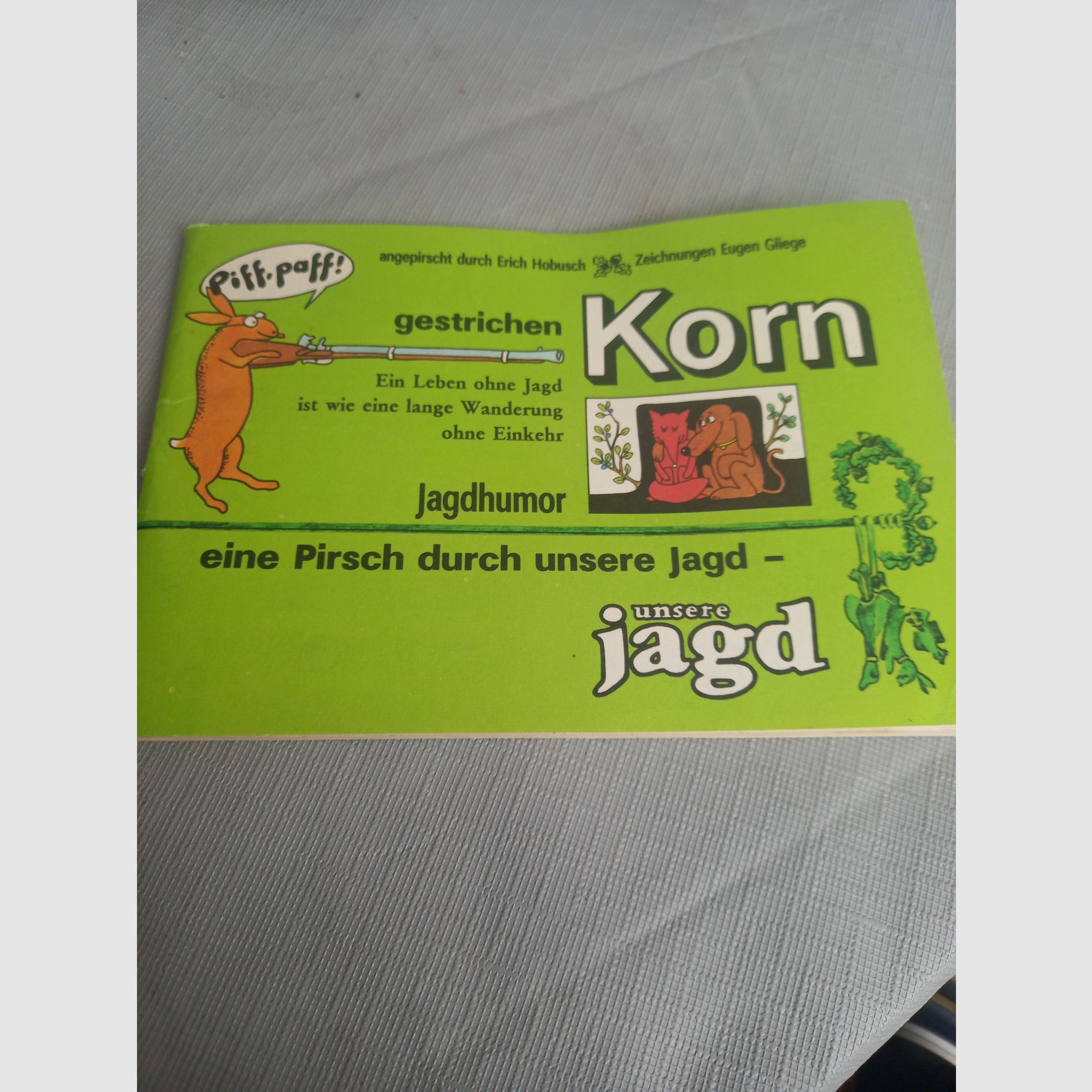 DDR Broschüre " Jagdhumor ". Siehe Bilder. , Bild 1 von 5