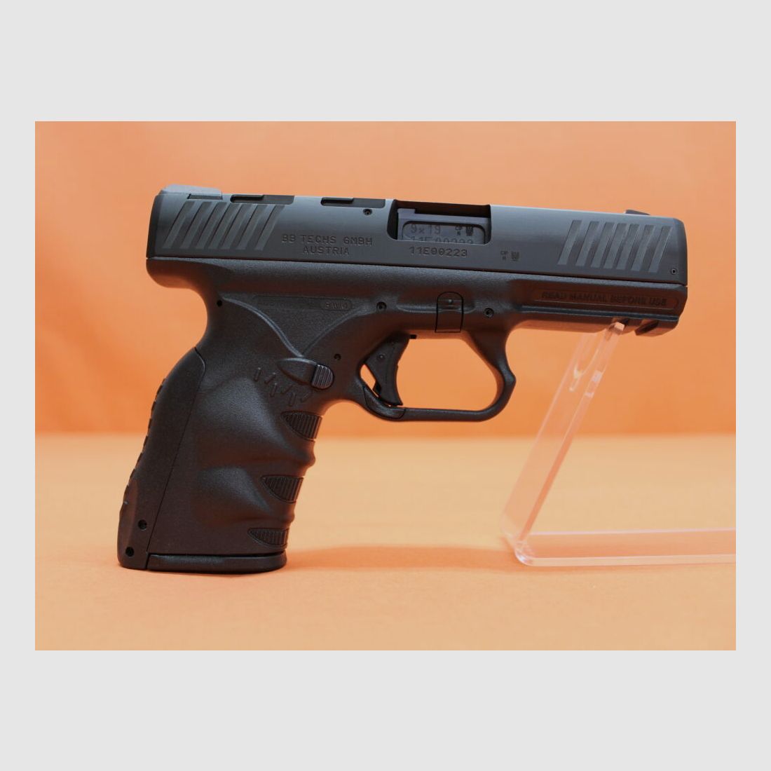 BBTechs Ha.Pistole 9mmLuger BBTechs BB6 4" Lauf, Verschluss mit Optic Socket Leuchtpunktvisiere Typ DOCTER