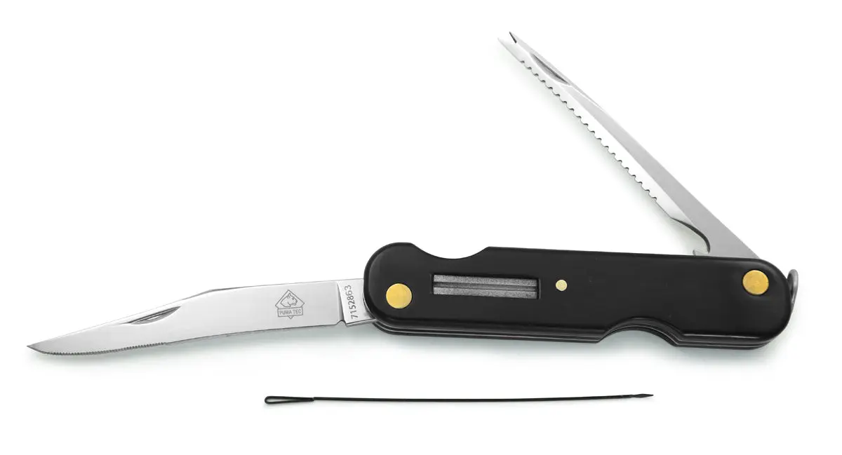 PUMA TEC Universal Anglermesser 863 | Klappmesser für Angler