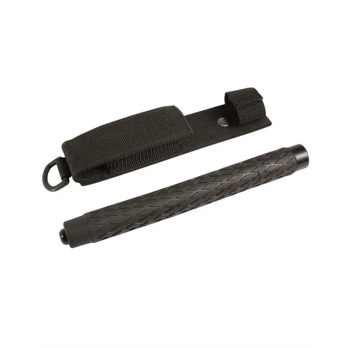 <Telescoop Slagstok, 25,5/66cm, Zwart + Riemholster, afbeelding 2 van 2