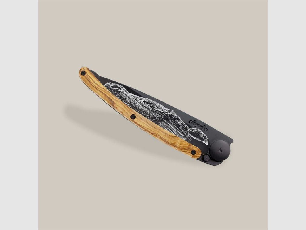 Deejo Taschenmesser Olivenholz | Vollblut, Bild 8 von 12