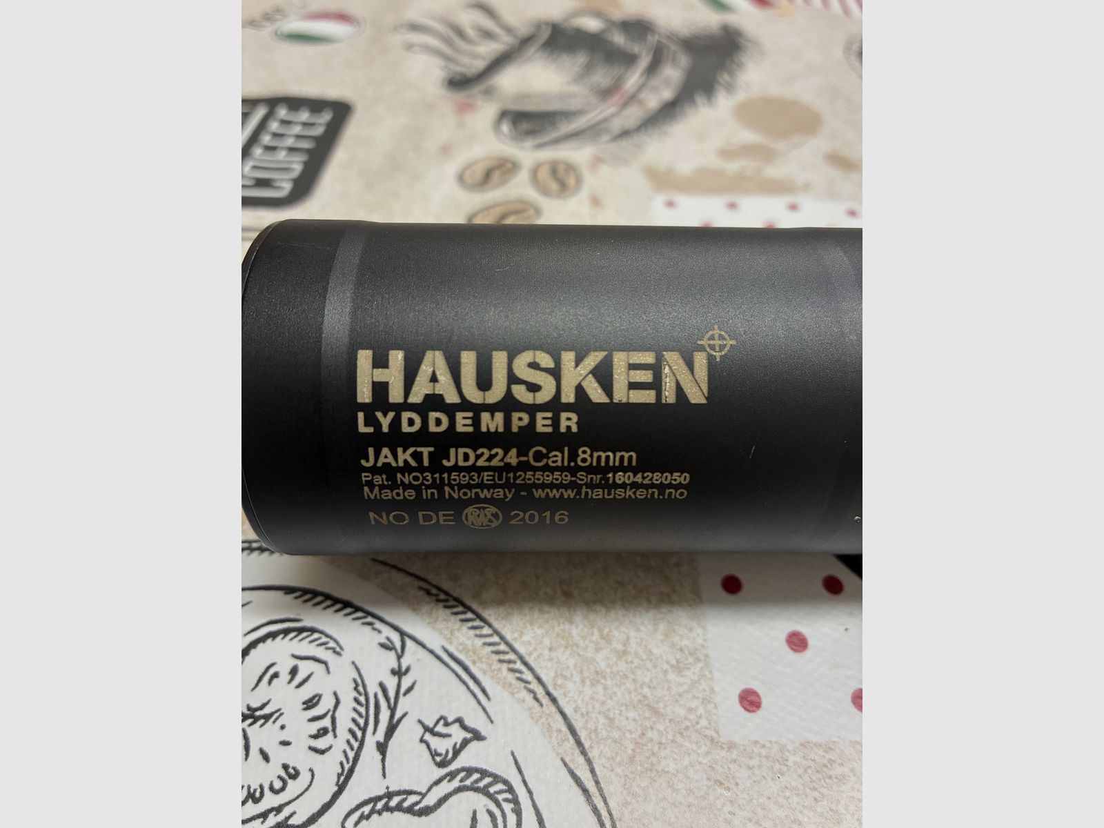 Hausken Jakt JD224 Cal. 8mm con adaptador de montaje rápido