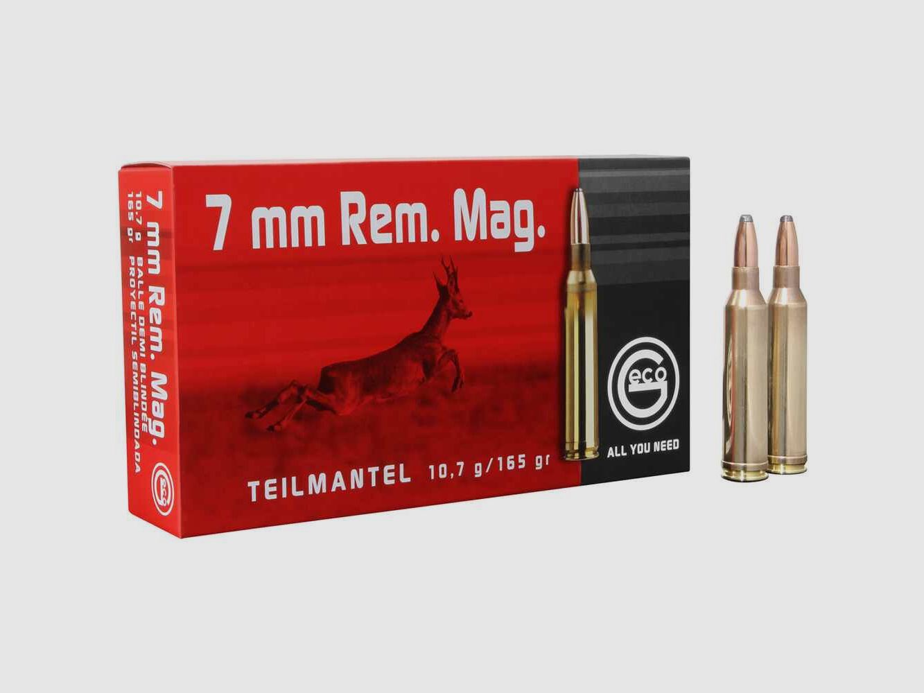 7 mm Rem. Mag. TLM 10.7g/165grs. Geco