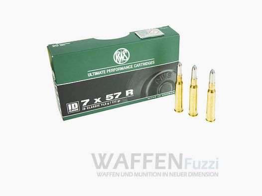 RWS cartucce per carabina cal. 7x57 R ID Classic 11,5 g
