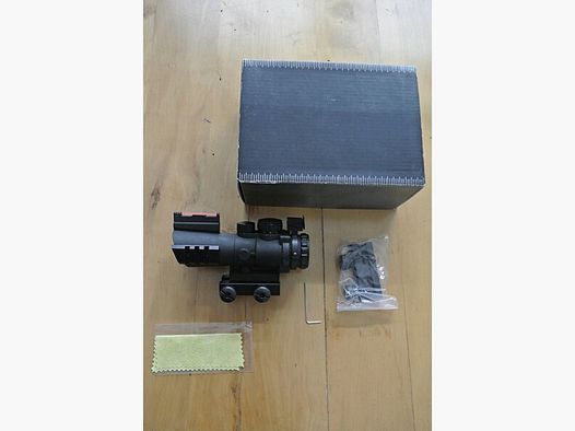 ACOG GFC AAOK105 Micro Scope Airsoft Reddot Green 22mm Schiene Airsoft Softair