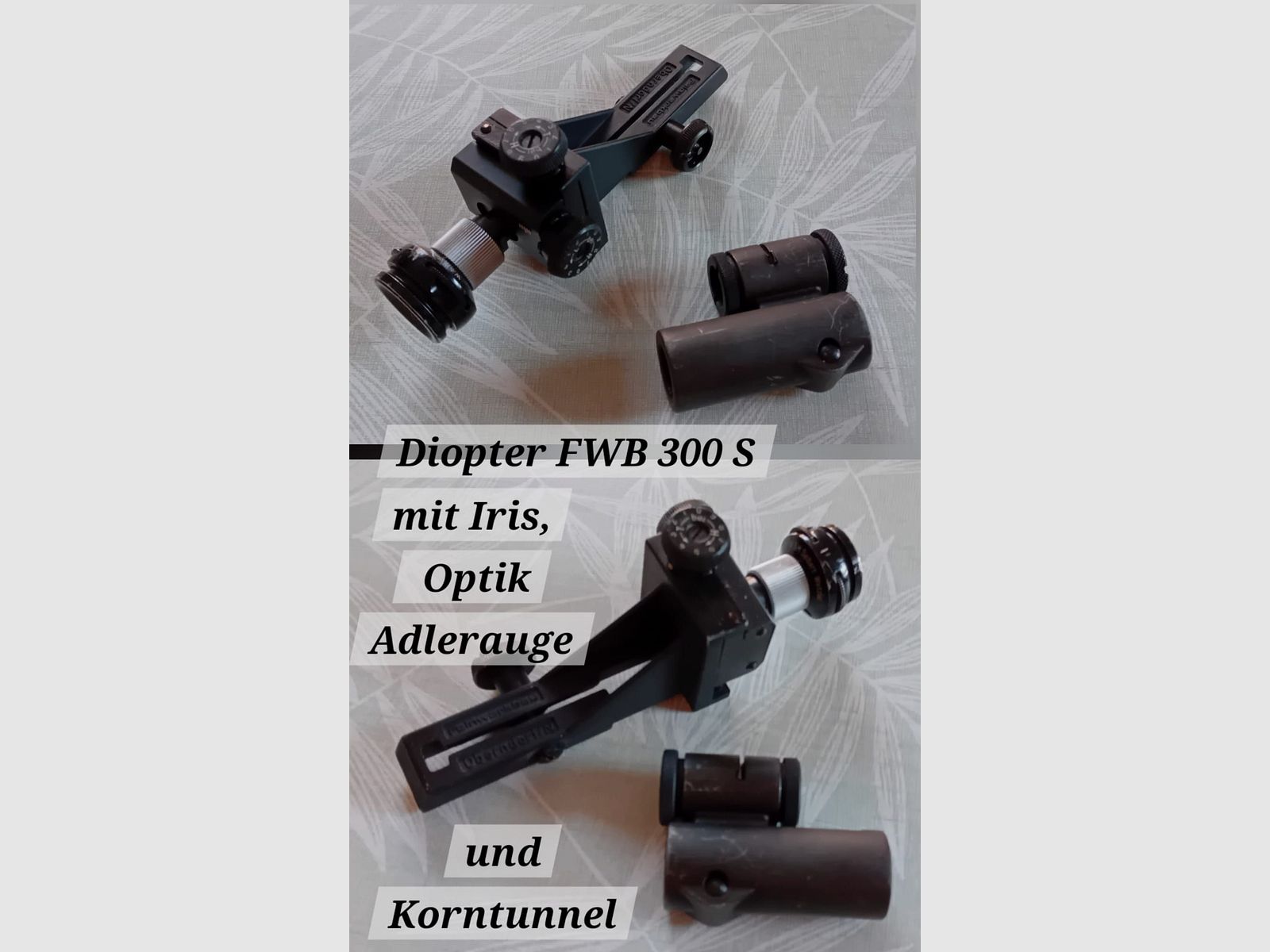 Diopter - Visierung passt für Feinwerkbau 300 S