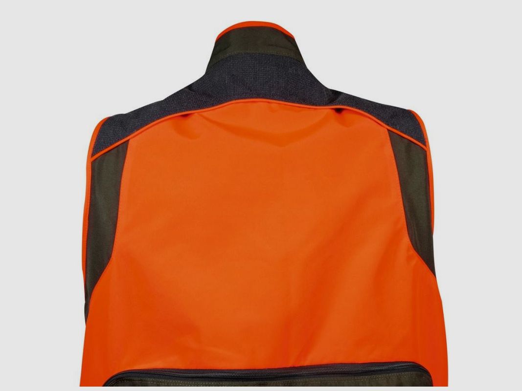 Cofra Gilet groen en oranje hoge zichtbaarheid model Wulfen art. V324-0-04 COFRA, afbeelding 5 van 7