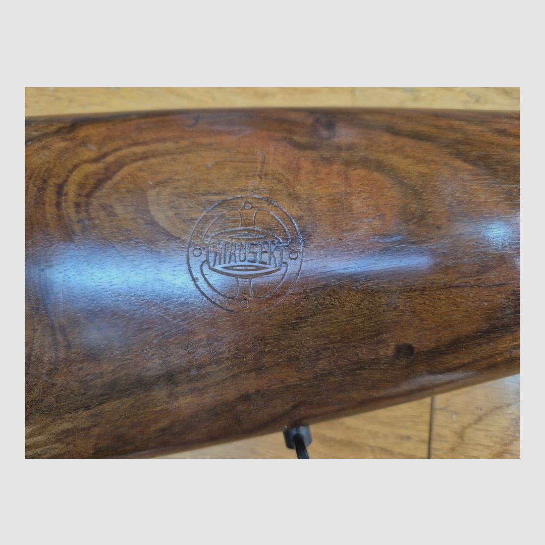 Sehr schöne Wettbewerbsbüchse Mauser ES 350 B – III. Reich – Modell Meisterschaftsbüchse – 22LR – Waffe aus Ende 1936 – Mono-Nummer – Mauser Diopter – Prächtiger Zustand quasi museal – TBE++, Bild 1 von 48