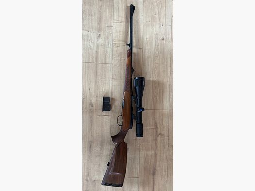 Steyr Mannlicher Luxus Cal. .30-06 Spr. Zeiss Diavari ZM 3-12x56 T* montaje basculante repetidor