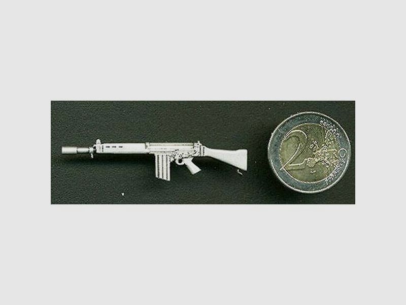 FN FAL Sturmgewehr (Bundeswehr G1) als Metall-Anstecker