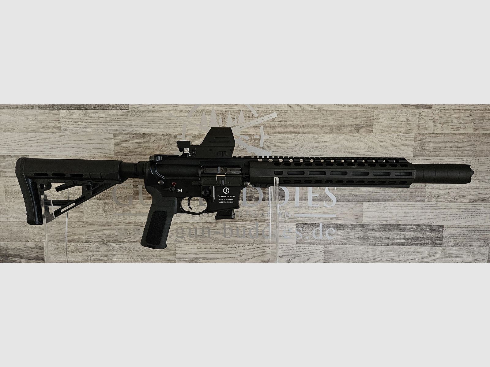 Schmeisser AR15-9 SD S4F 10" Cal. 9mm Luger avec viseur point rouge Falke LE - Nouveauté du commerce spécialisé