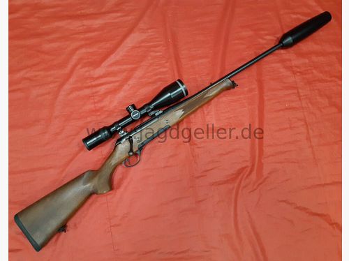 Haenel Jaeger 10 calibro 9,3x62 con 2,5-15x56 Minox ZE5i e silenziatore F&D 9,3x62