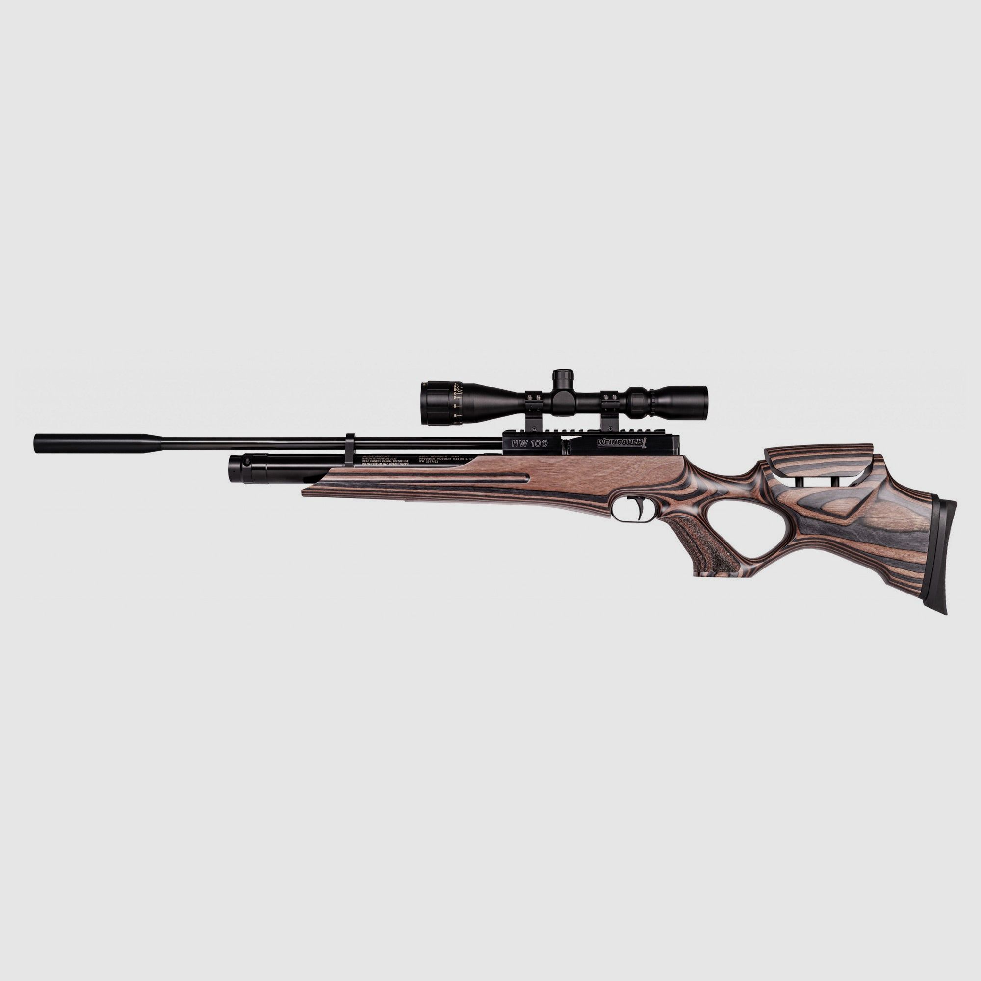 HW 100 T Pressluftgewehr 4,5 mm F mit Schichtholzschaft