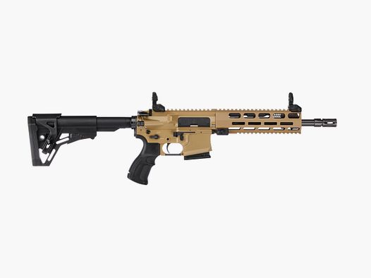 Haenel CR 223 M-LOK Handguard Barrel Length 254 mm | Match Trigger | Short Handguard | Sand Color | Not Sport Approved, Cal. .223 Rem.