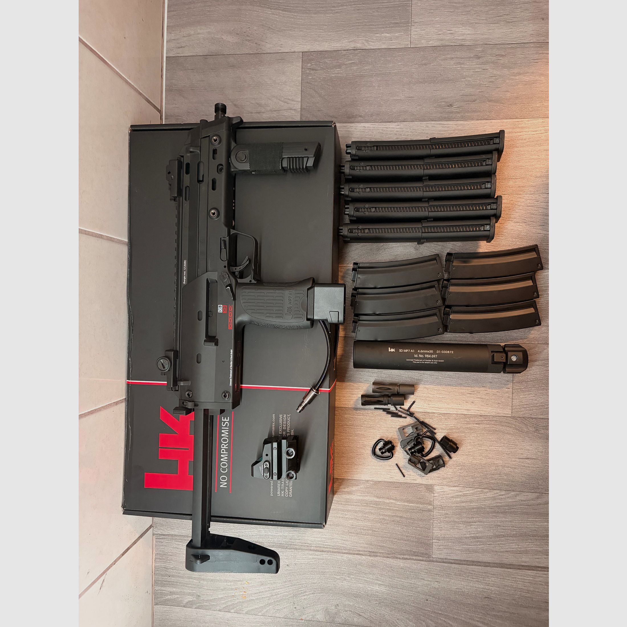VFC MP7 GBB + umfangreiches Zubehör