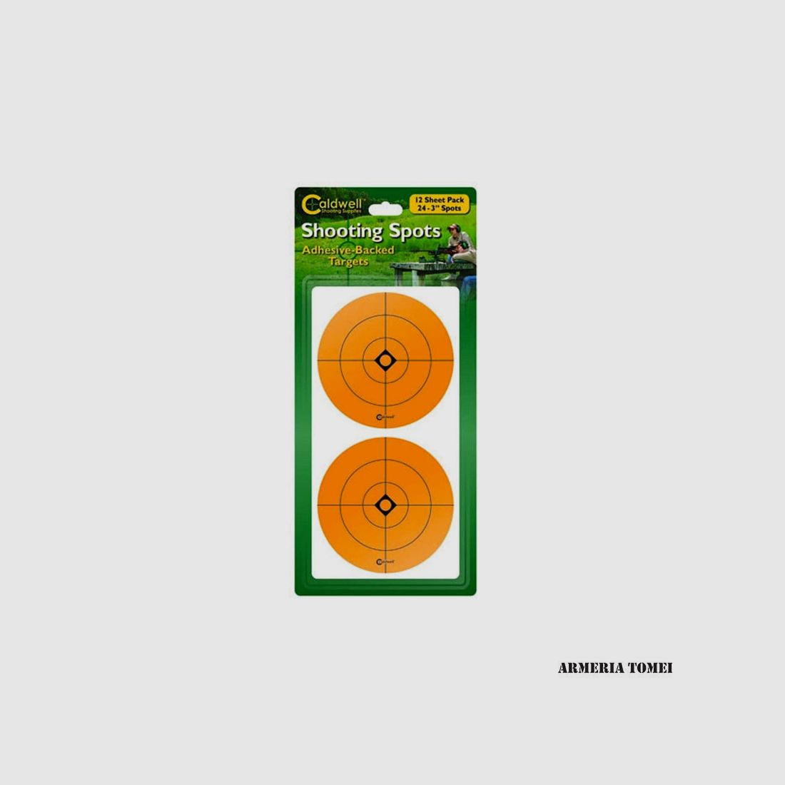 CALDWELL – ZIELSCHILD 3" ORANGE VERPACKUNG 12 STÜCK