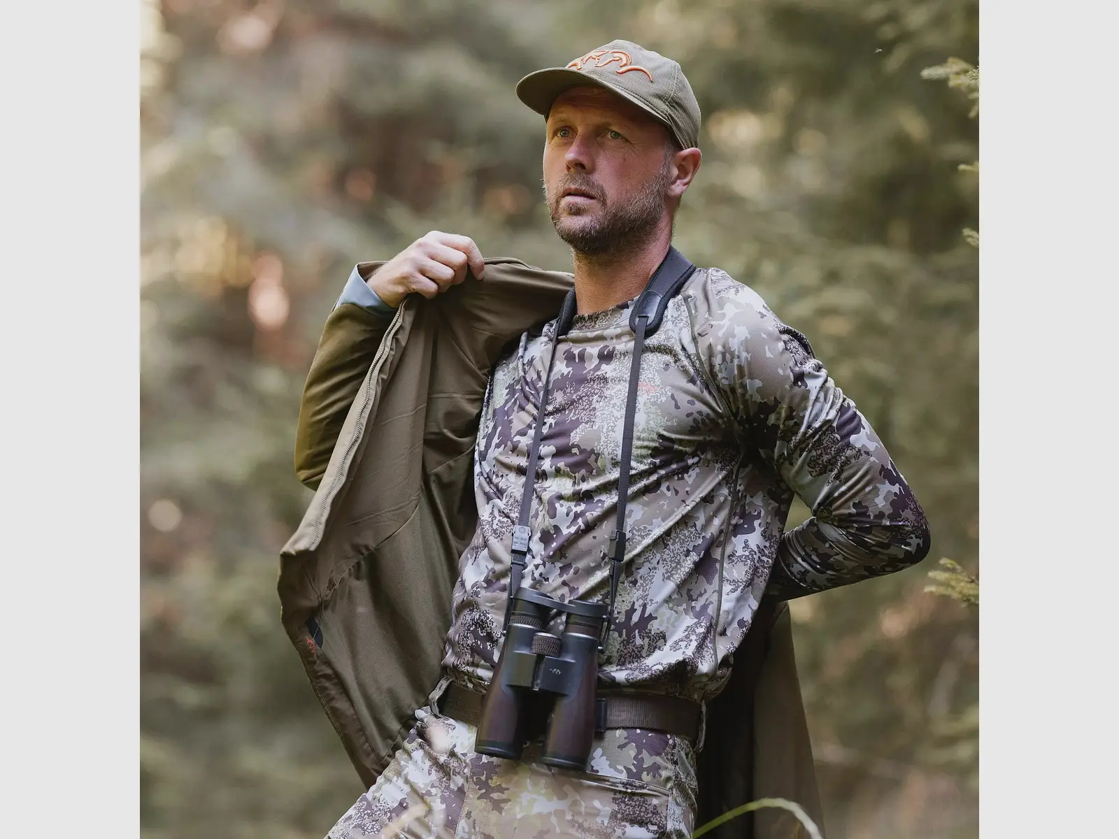Blaser Męska Koszula Tech z Długim Rękawem 23 Hun Tec Camo, zdjęcie 6 z 8
