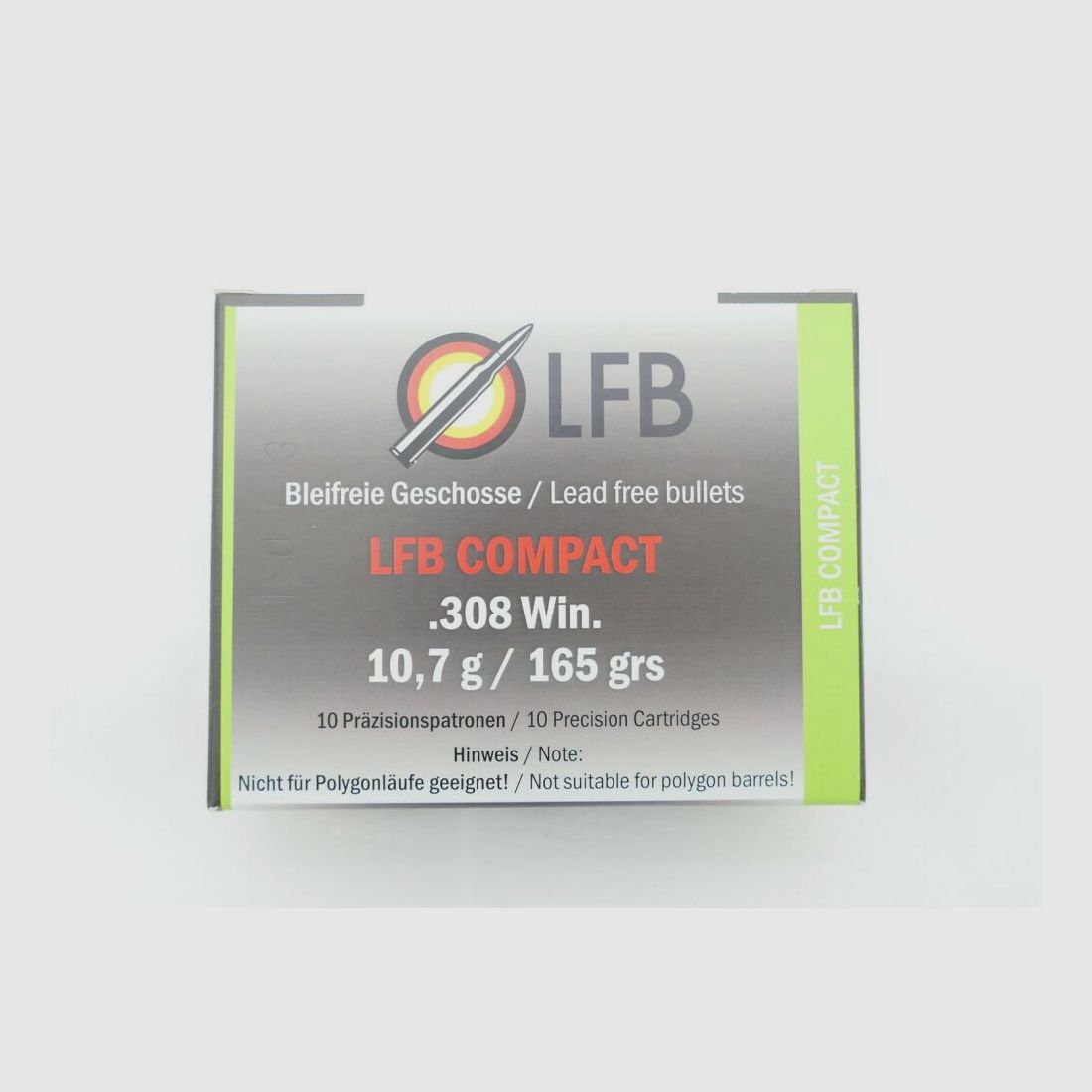 Labor for Ballistics Compact 10.7g/165grs à10 .308Win