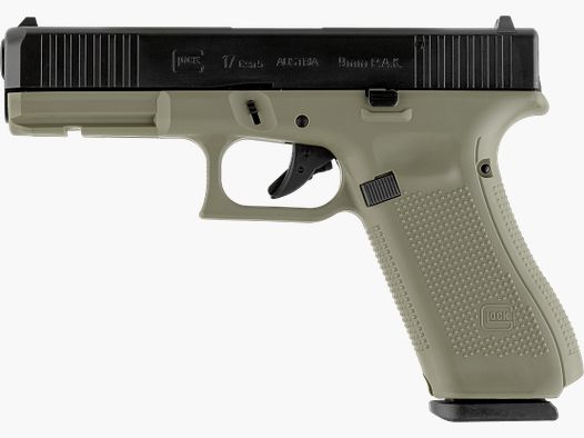 GLOCK 17 Gen5 9 mm P.A.K., Battlefield Green Schreckschusspistole