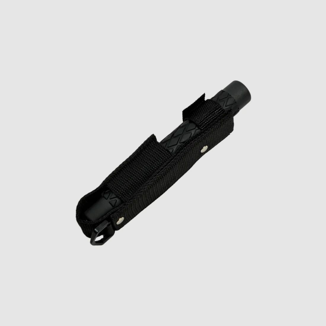 Teleskop Schlagstock 20,5/53cm, Schwarz + Gürtelholster
