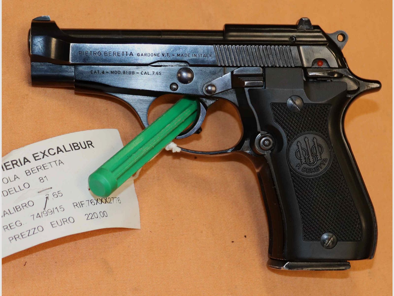 Pistolet Beretta Model 81 Kaliber 7.65, zdjęcie 2 z 5