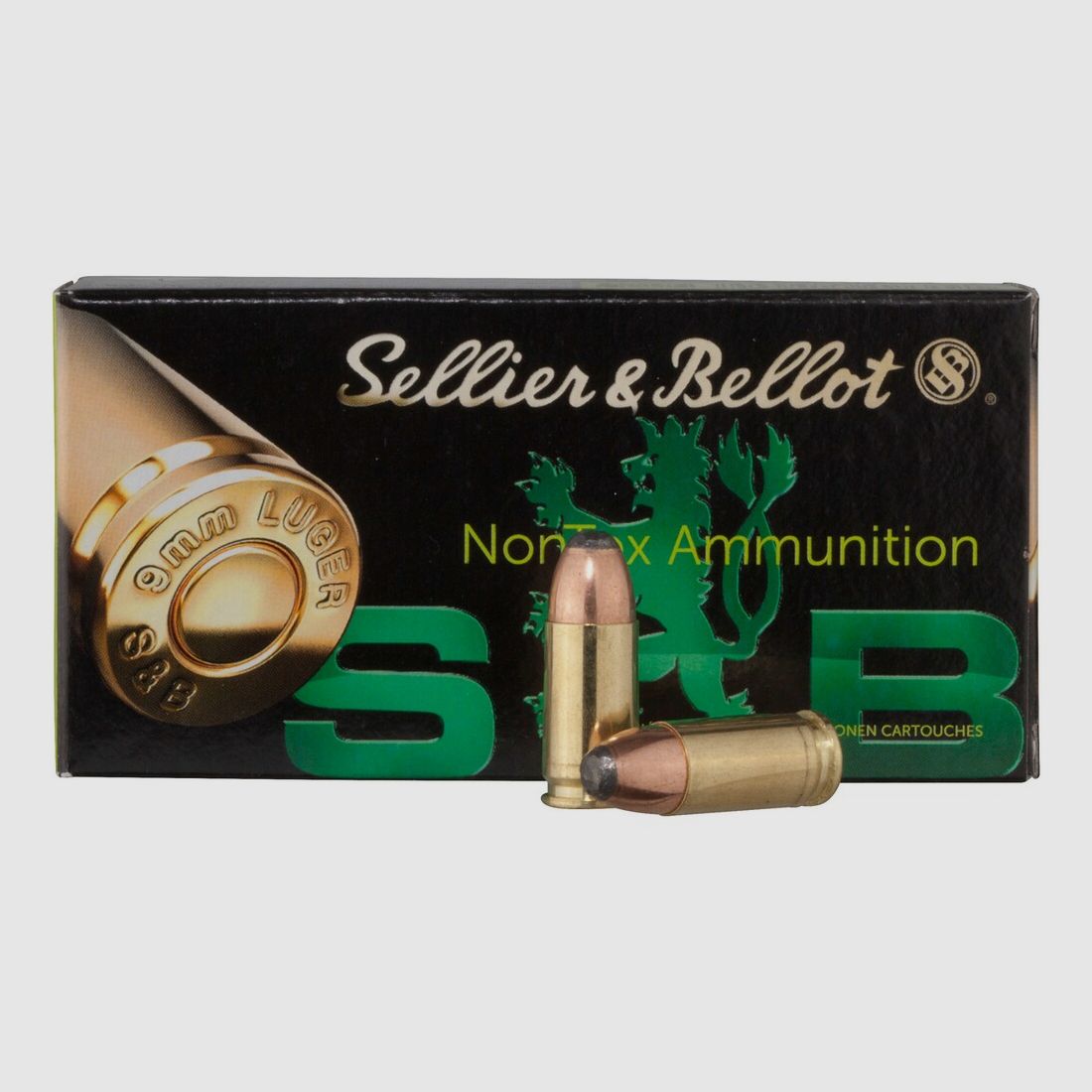 Sellier & Bellot 9mm Luger SP NonTox 6,5g/100grs., Bild 2 von 2