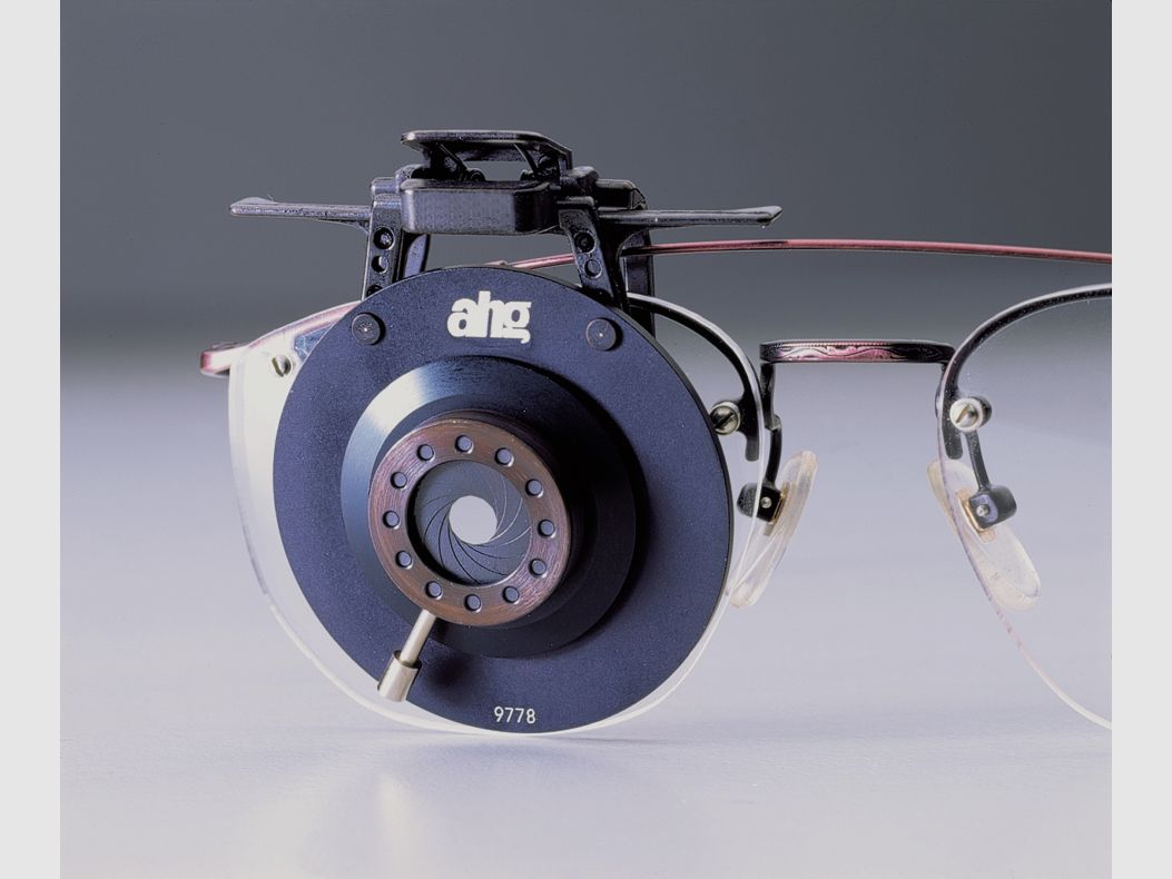 ahg-ABDECKSCHEIBE mit Irisblende