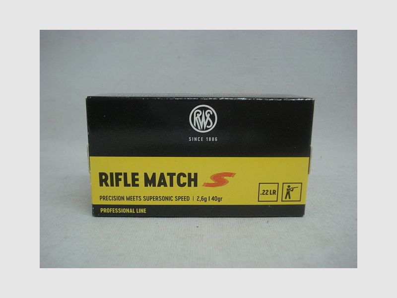 RWS .22lr Match de carabine S - a50