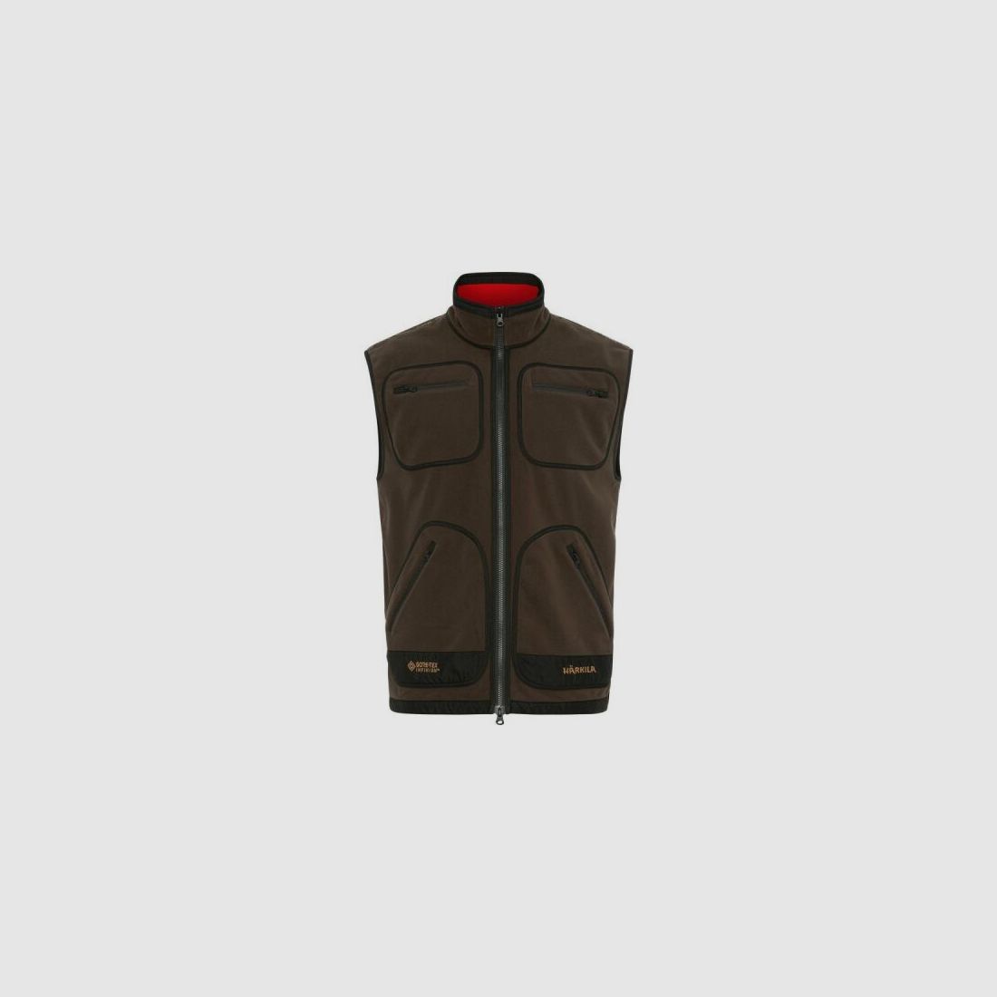 H?rkila Herren Fleeceweste Kamko Brown/Red M