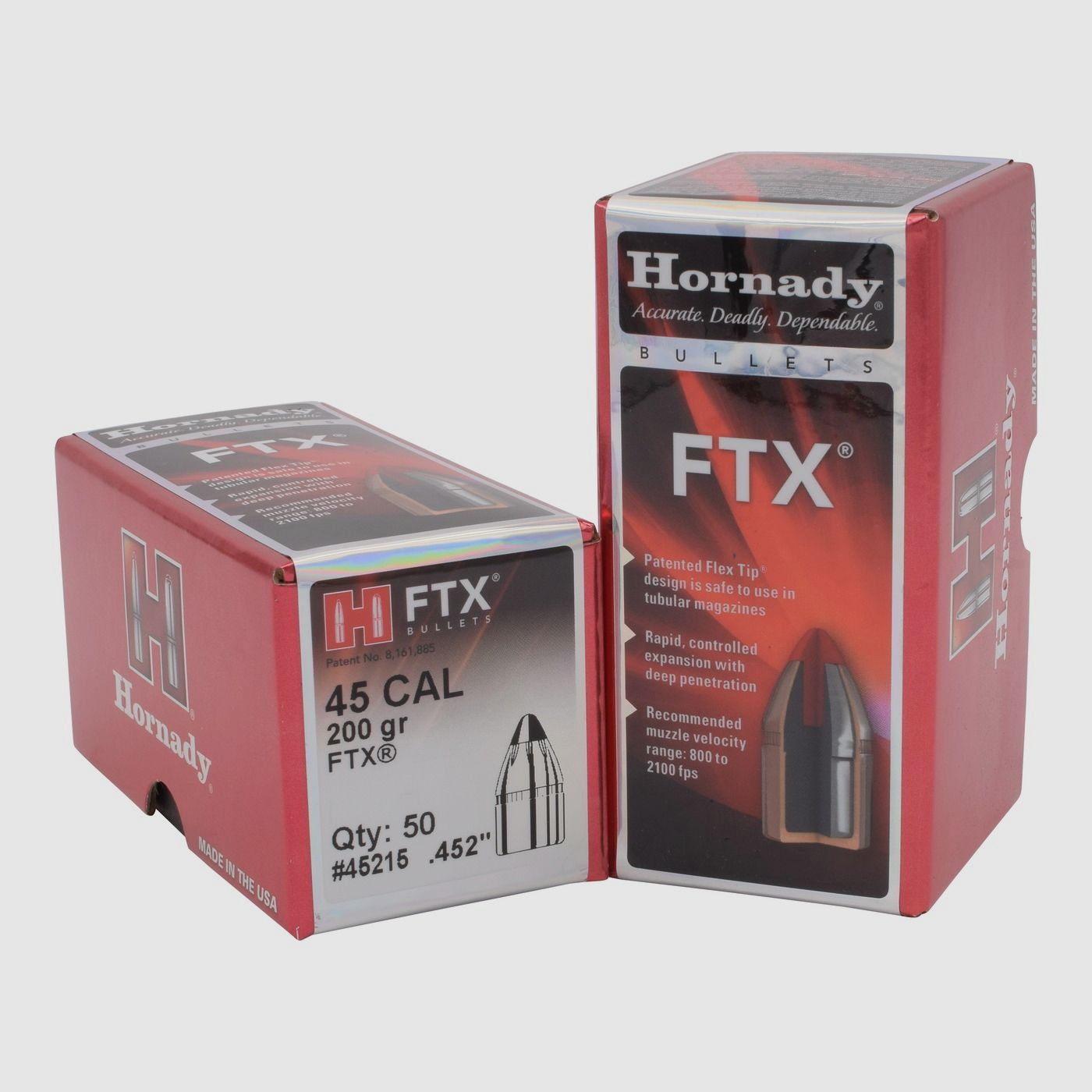 Hornady BULLETS .45/.452 200GR FTX (460 S&W MAG) – 50 pcs.