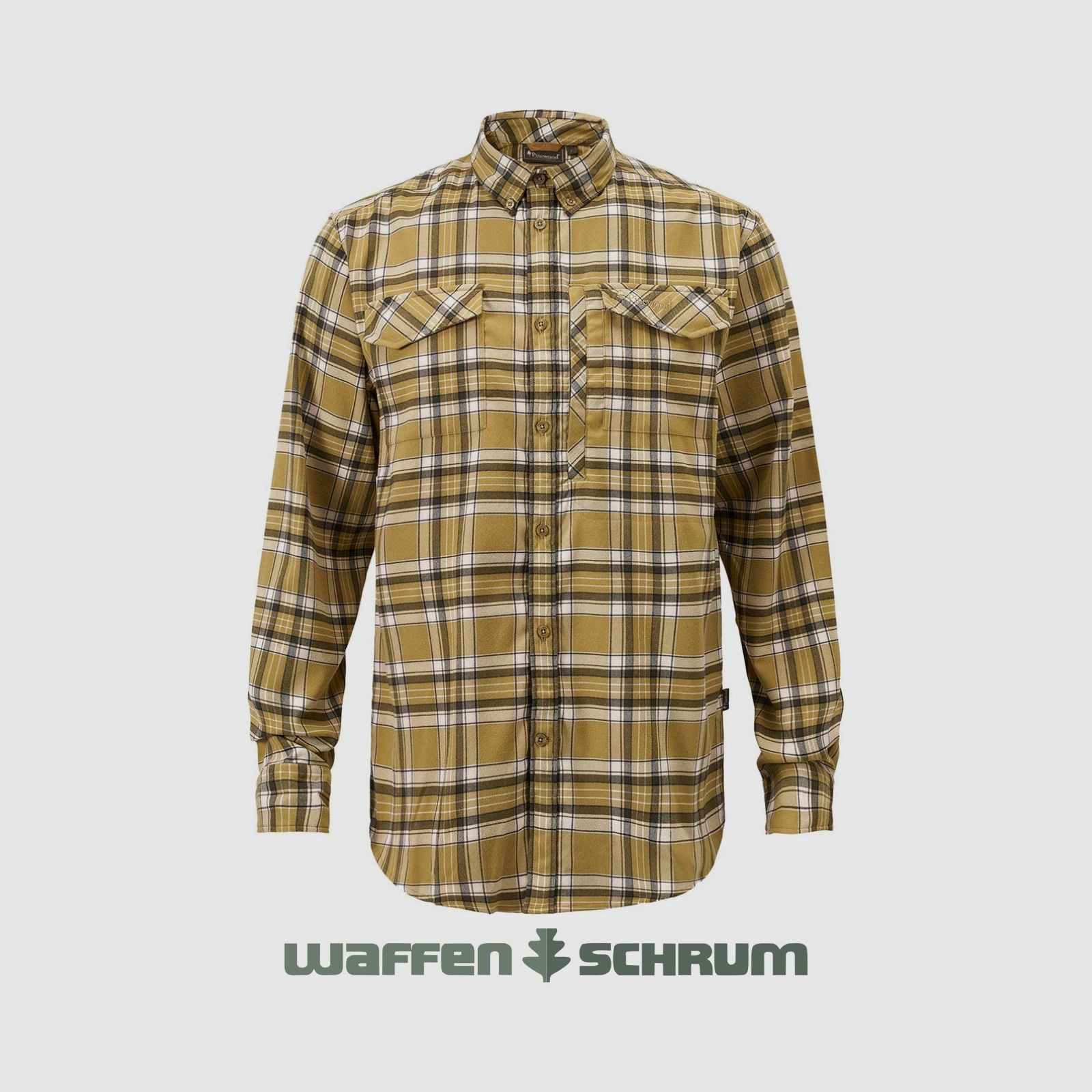 Pinewood Hemd Abisko Hiking Flanell Golden Hay
