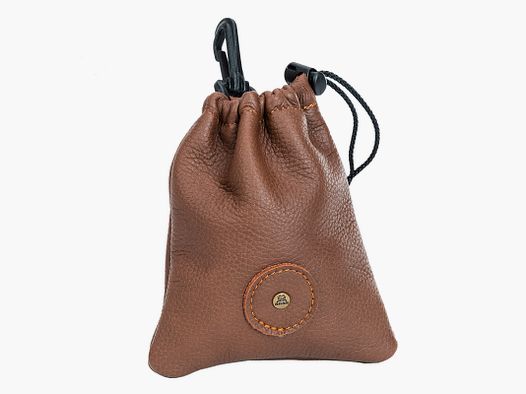 AKAH Sac à friandises en cuir d'élan