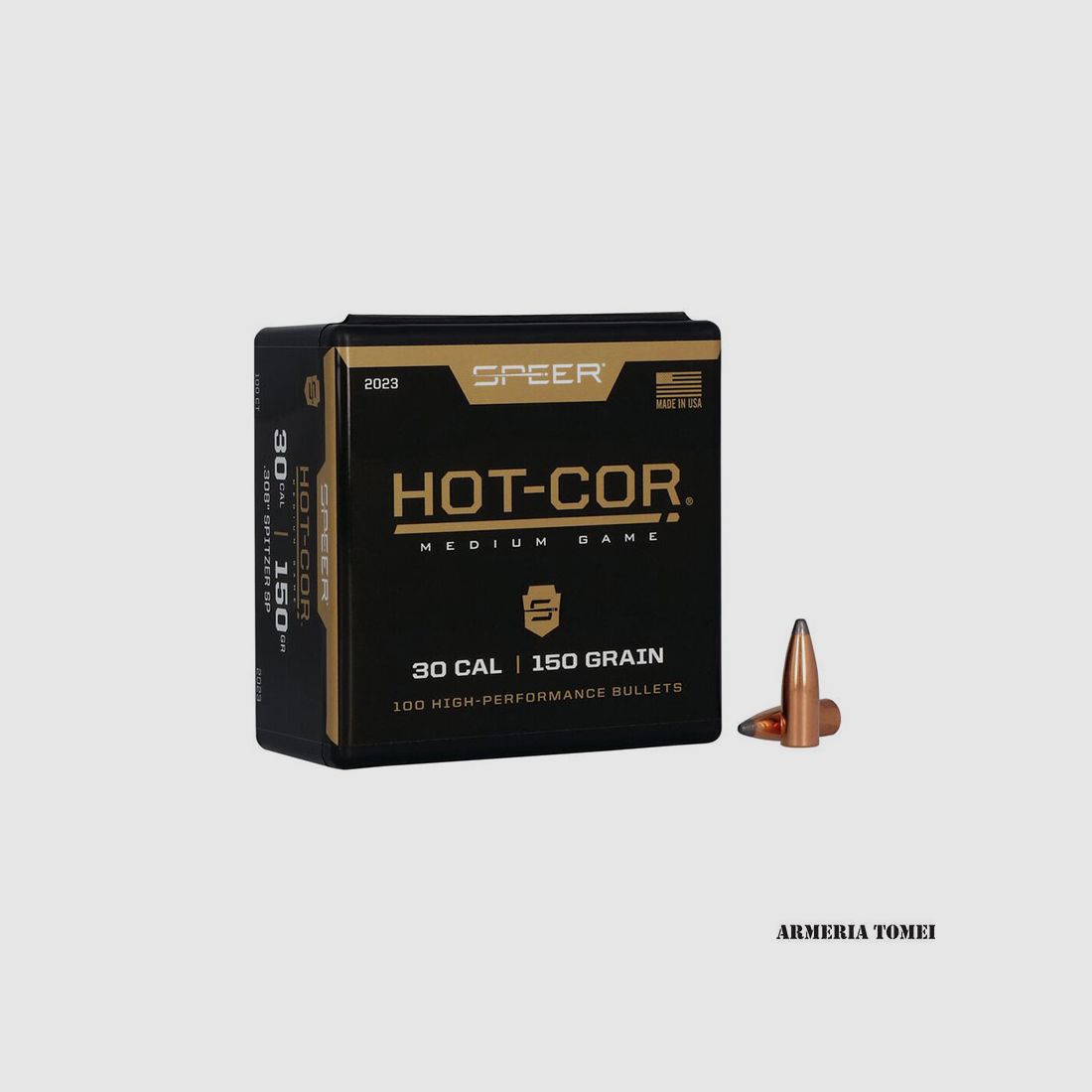 PALLE – SPEER – HOT-COR 30 CAL | 150GR .308″ SPITZER SP (100 PZ)
