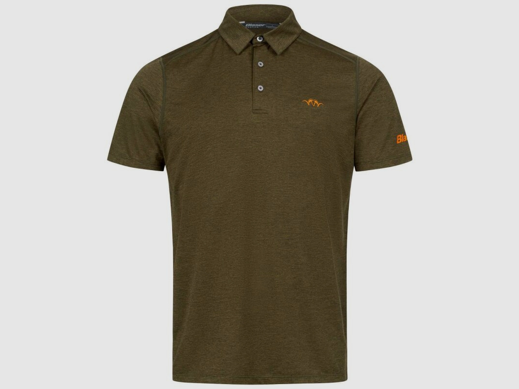 Blaser Herren Competition Polo Shirt dunkel oliv XXL