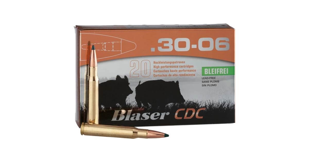 Munition Blaser CDC 10.4g / 160grs ( bleifrei ) .30-06