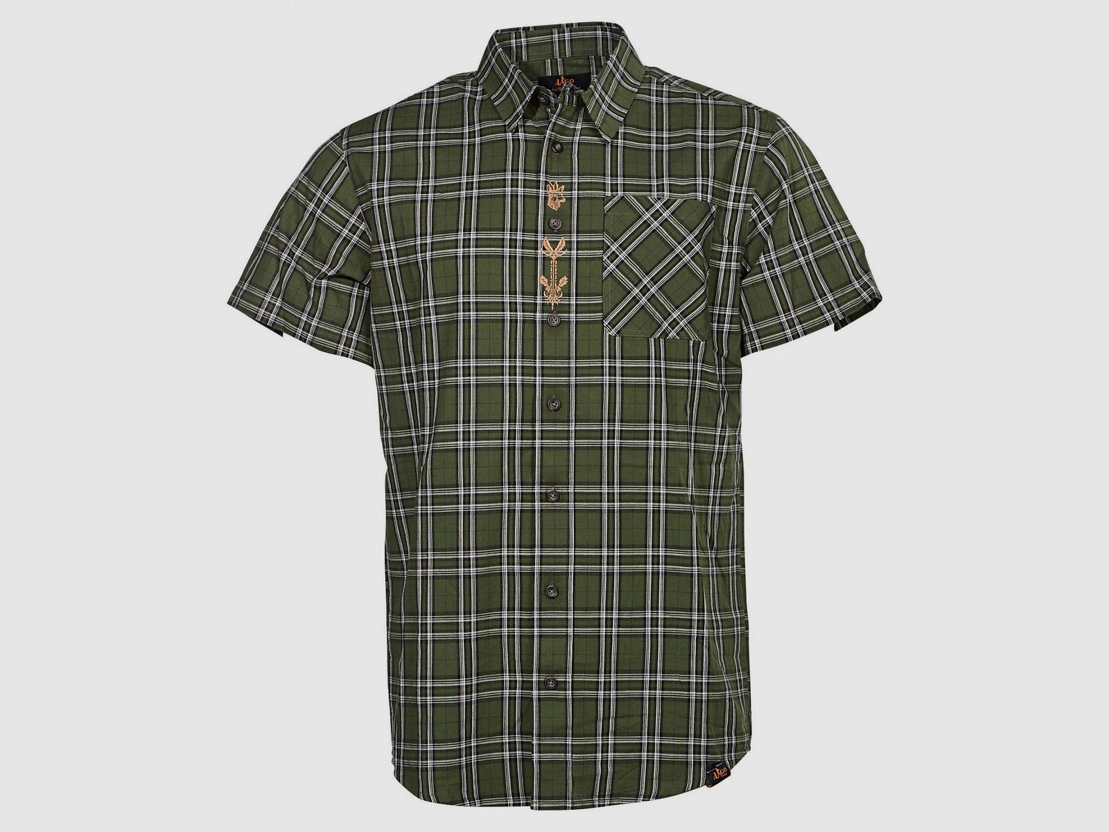 Hemd Hirsch Herren (Oliv)