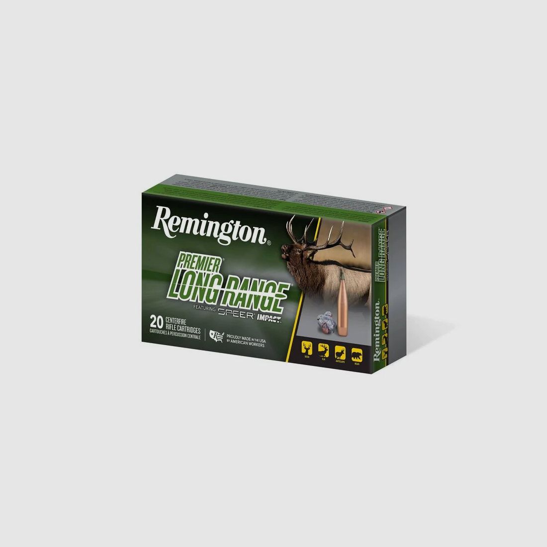 Remington Long Range 7mm Rem. Mag. 20GR Speer Impact 20 Patronen