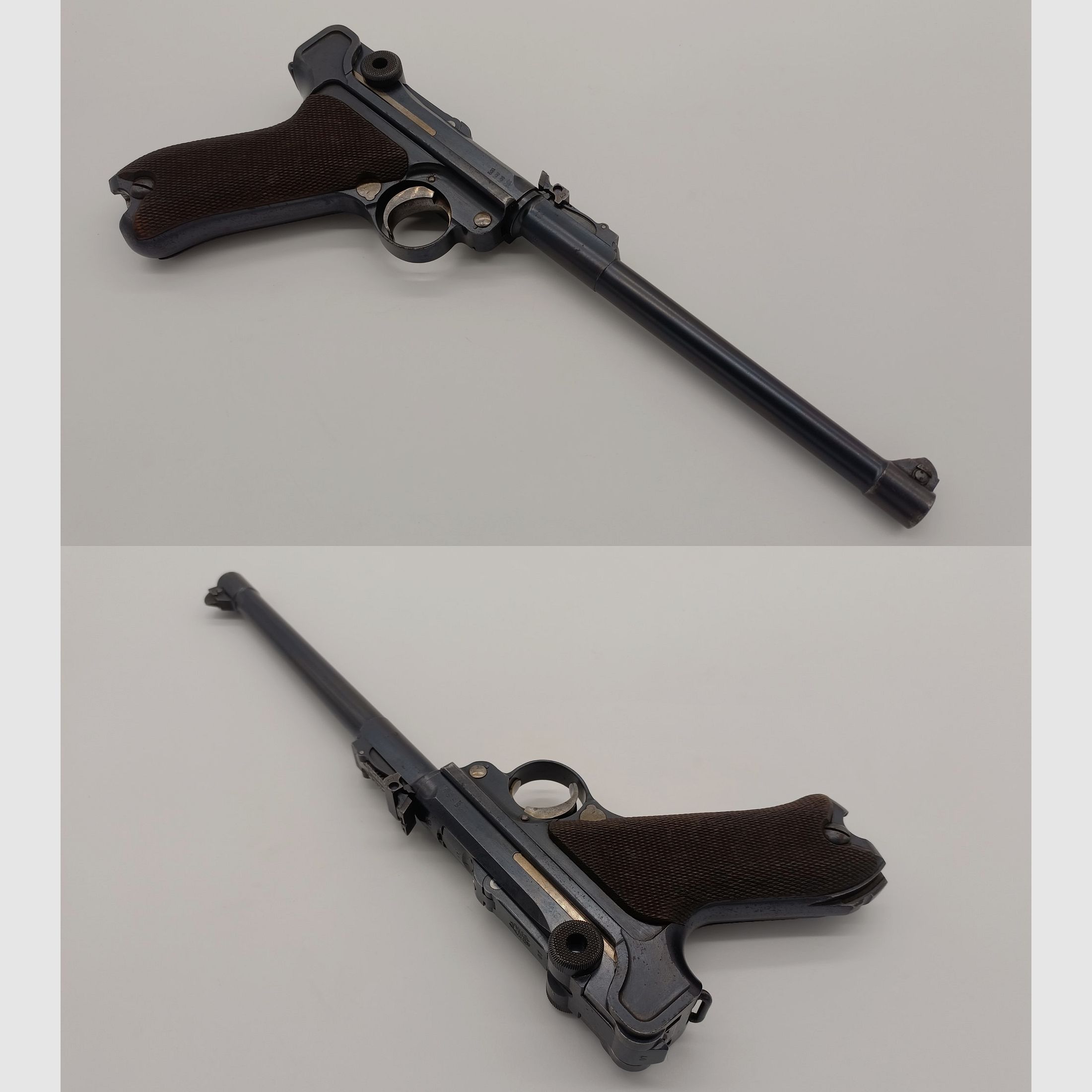 Pistole DWM P08 1915 Artillerie, Ari, Kal. 9mmLuger, *inkl. Holster "MARS" Berlin 1915*