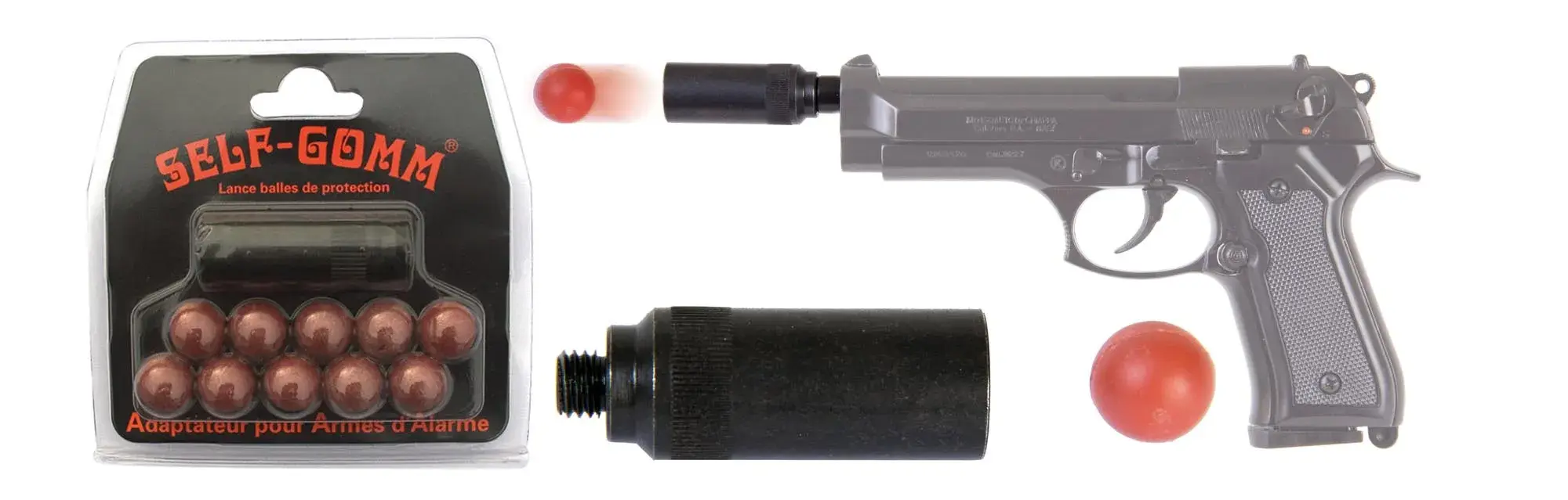 M10 SAPL Adapter für Alarmpistole Gewinde 10 MM X 150, Bild 4 von 8