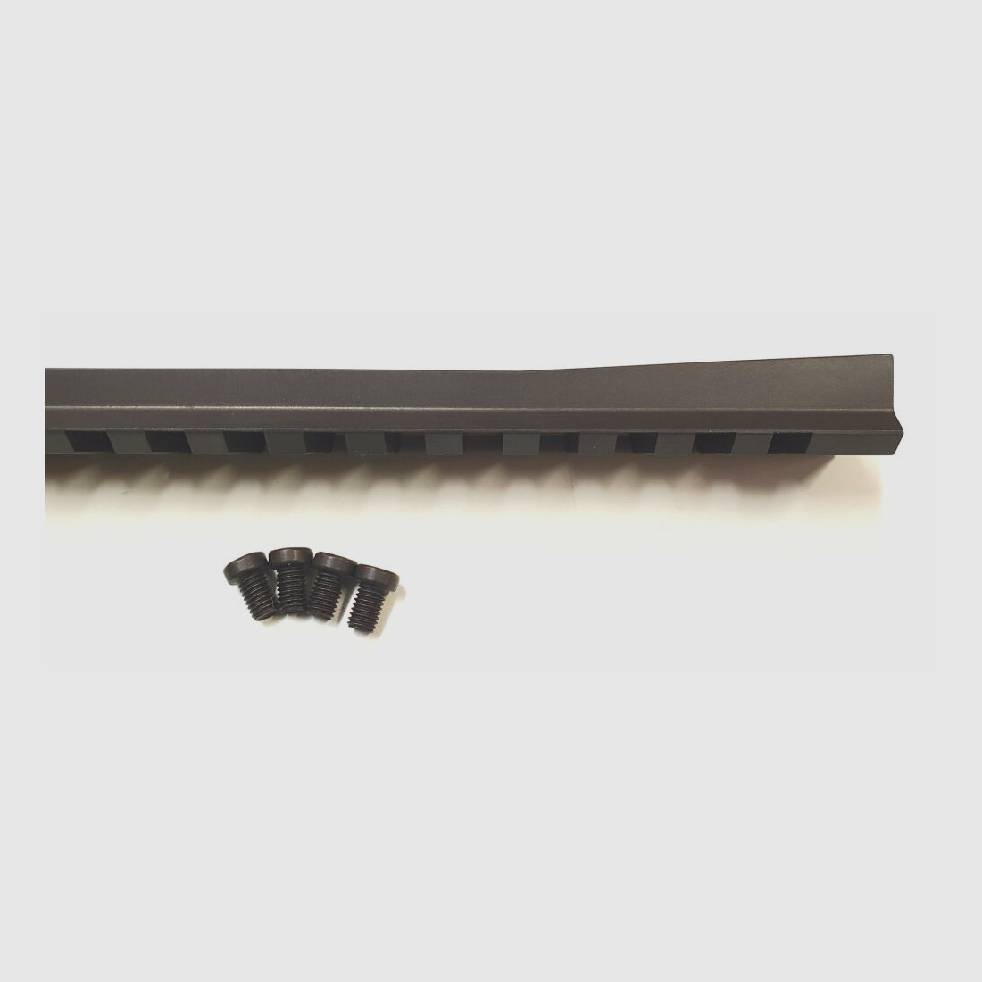MHS Picatinny rail for BERGARA BA 13, steel, black matte blued, 160mm short, Made in Germany