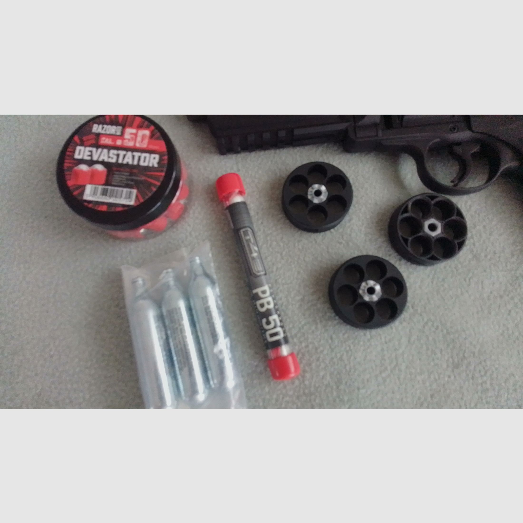 HDR50 Home Defense Revolver cal. 50 T4E Trainings Marker Co2 RAM Waffe